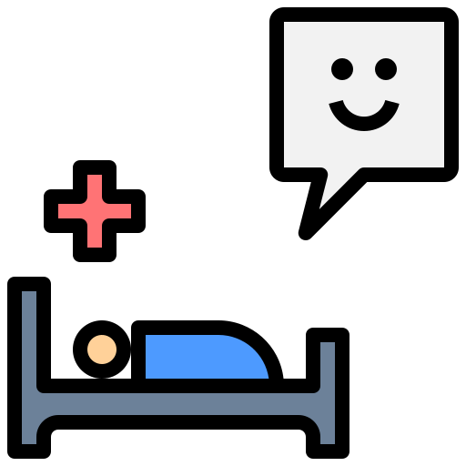 illushtration showing during endoscopy procedure patient comfort